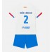 Barcelona Joao Cancelo #2 Replika Babykläder Borta matchkläder barn 2023-24 Korta ärmar (+ Korta byxor)